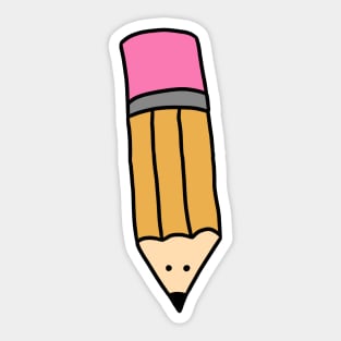 A cute school pencil Sticker